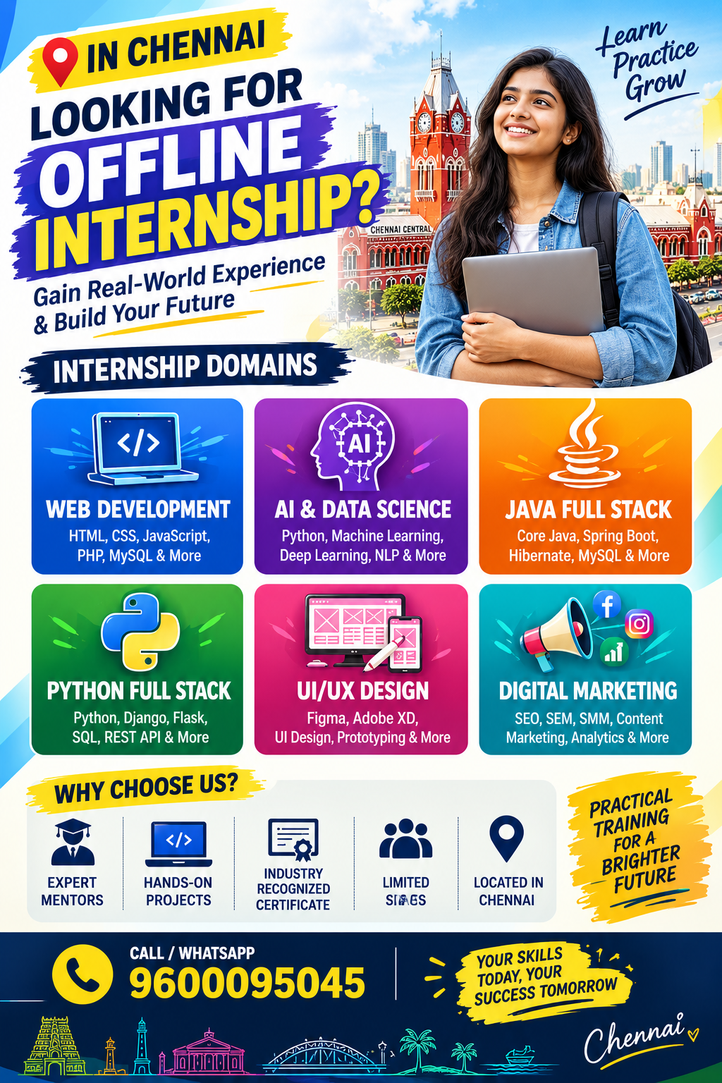 Offline Internship in Chennai