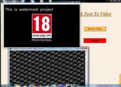 watermark on video using python